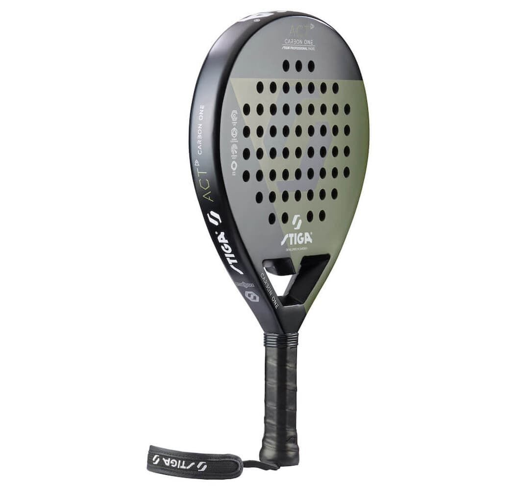 Stiga Padel Racket ACT Black/Olive Green - Görsel 2