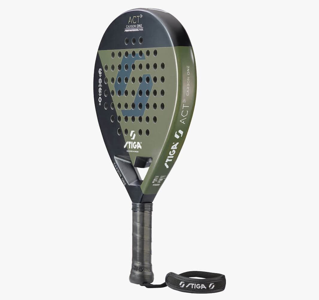 Stiga Padel Racket ACT Black/Olive Green - Görsel 3