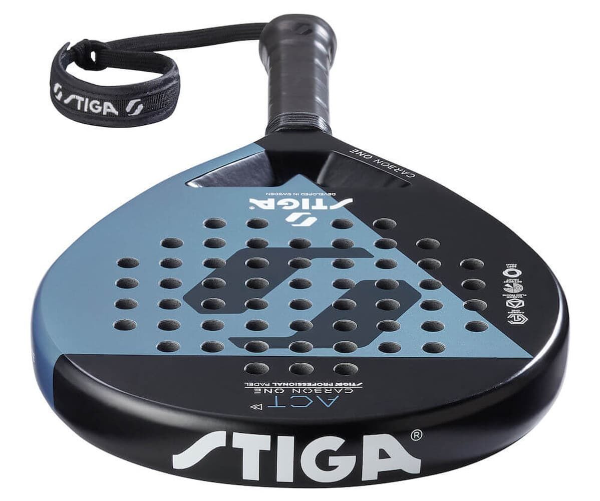 Stiga PADEL Racket ACT Black/Blue - Görsel 3