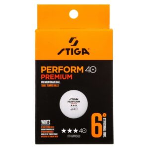 Stiga Perform Premium ITTF Maç Topu 6 li Kutu 40+ Abs